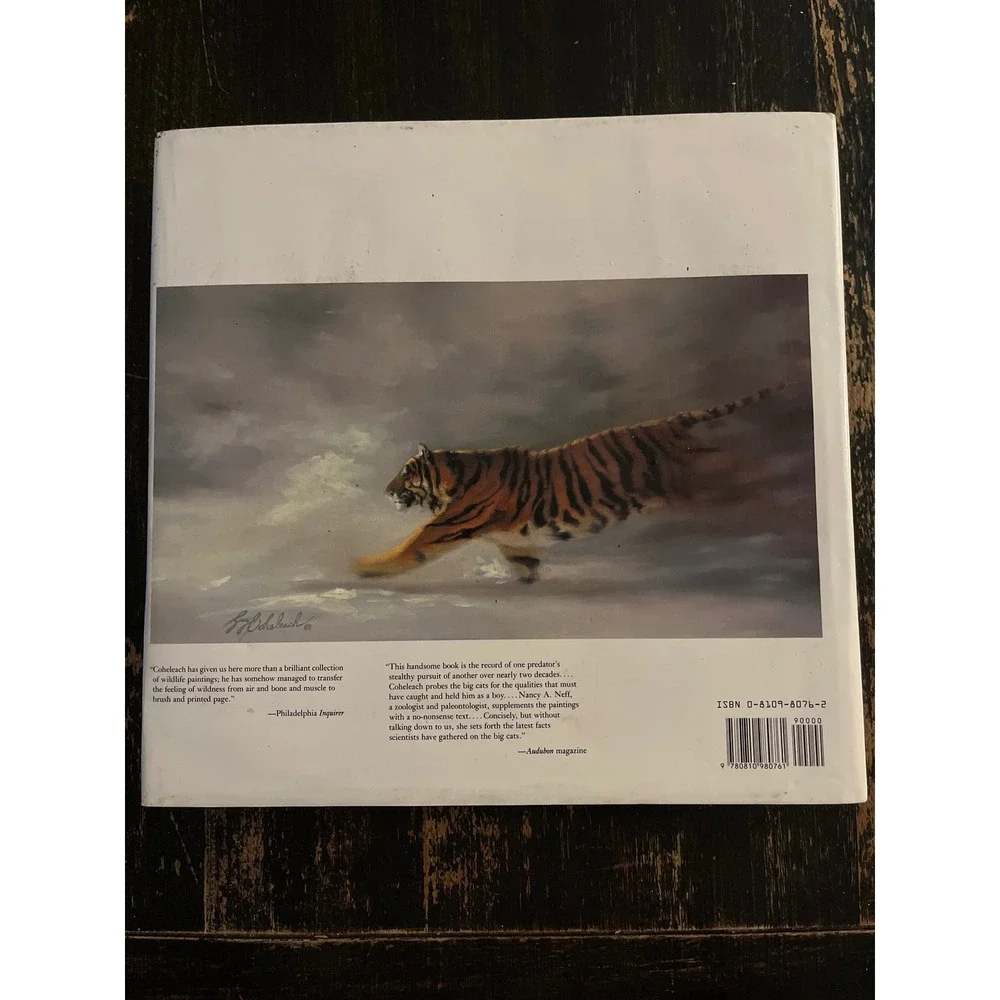 The Big Cats The Paintings of Guy Coheleach Nancy A Neff Hardcover Art Book